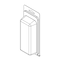 Visipak Thermoform-CLAMSHELL-#261-8.000-3.438-5.750-2.188-1.250-0.015-CLEAR, 500PK 261TF - alternate 1